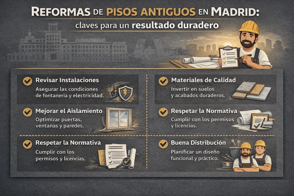 reformas pisos antiguos madrid